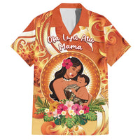 Personalised Tonga Mother's Day Family Matching Puletasi and Hawaiian Shirt I Love You Mom