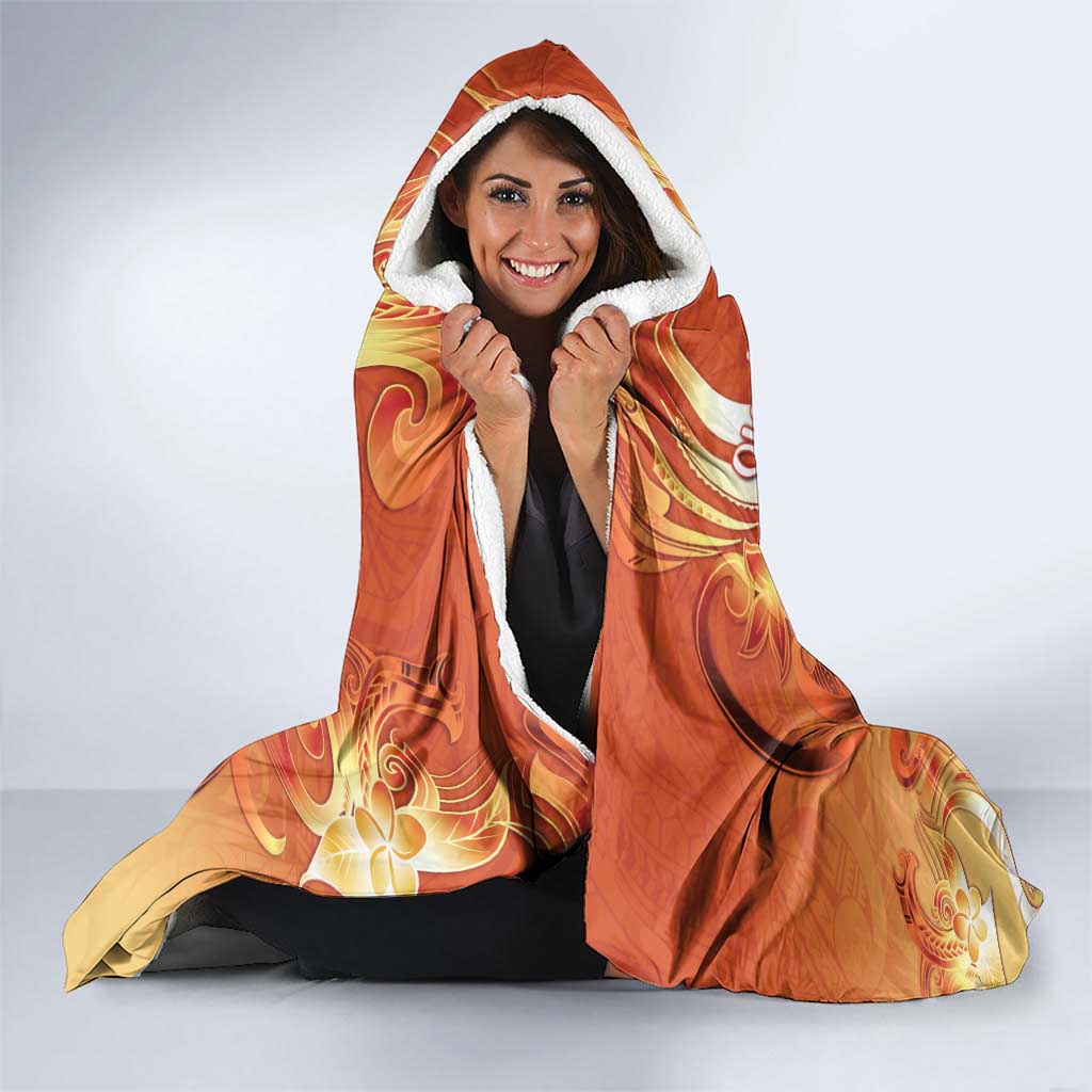 Tonga Mother's Day Hooded Blanket I Love You Mom