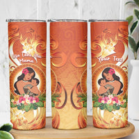 Personalised Tonga Mother's Day Skinny Tumbler I Love You Mom
