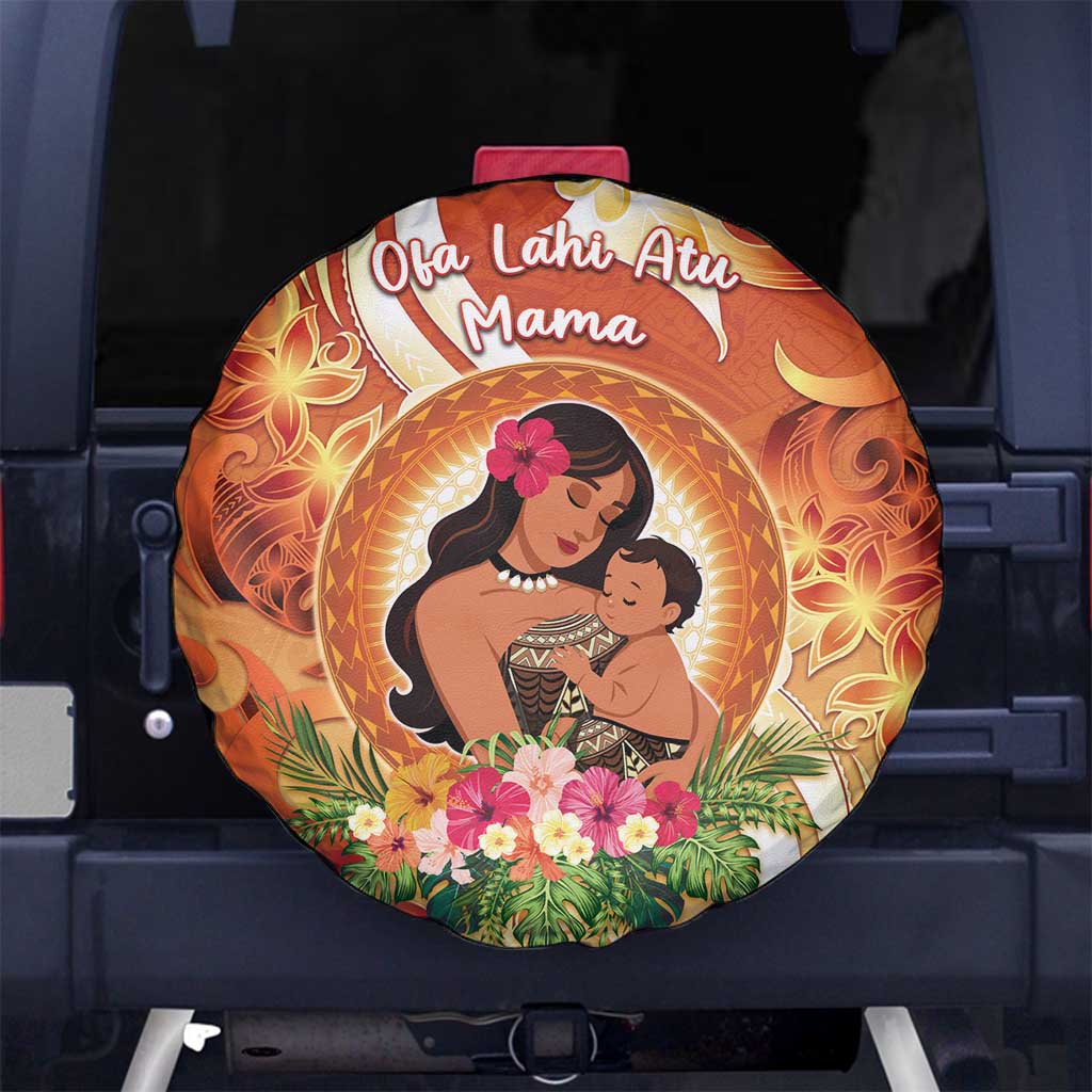 Tonga Mother's Day Spare Tire Cover I Love You Mom