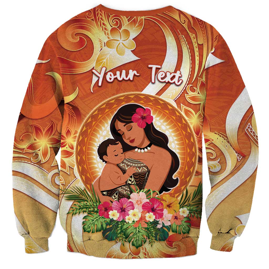 Personalised Tonga Mother's Day Sweatshirt I Love You Mom