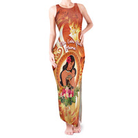Personalised Tonga Mother's Day Tank Maxi Dress I Love You Mom
