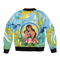 Personalised Fiji Mother's Day Bomber Jacket I Love You Mom