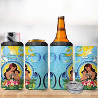 Personalised Fiji Mother's Day 4 in 1 Can Cooler Tumbler I Love You Mom