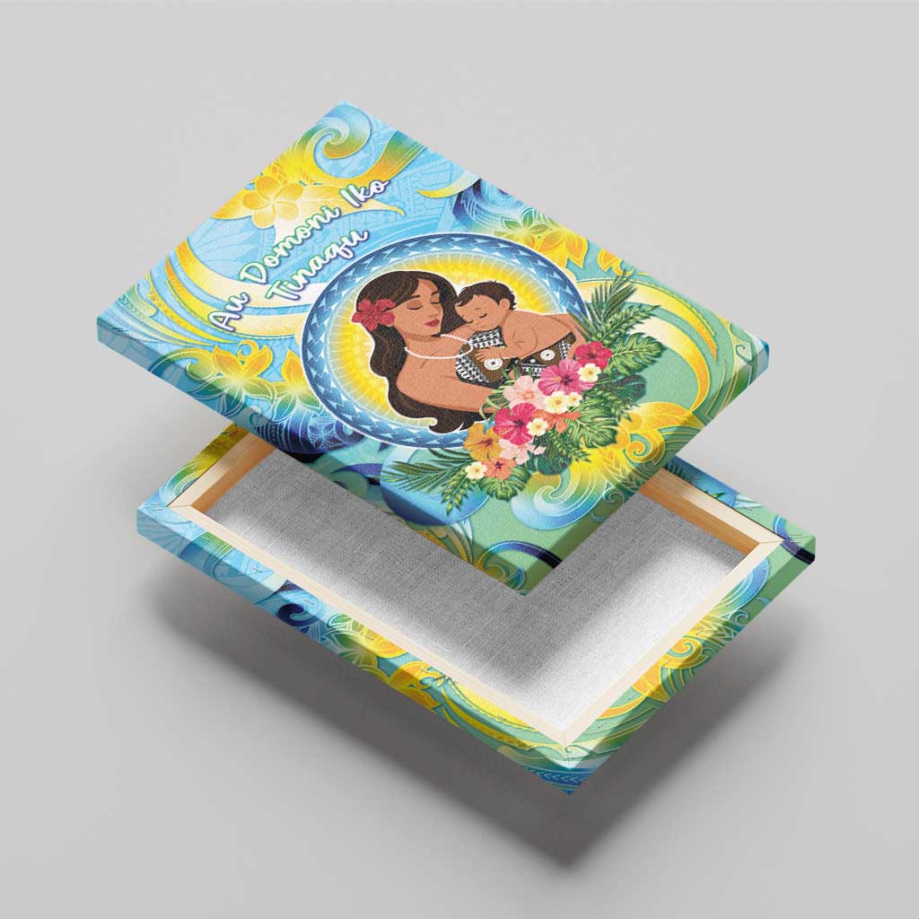 Fiji Mother's Day Canvas Wall Art I Love You Mom