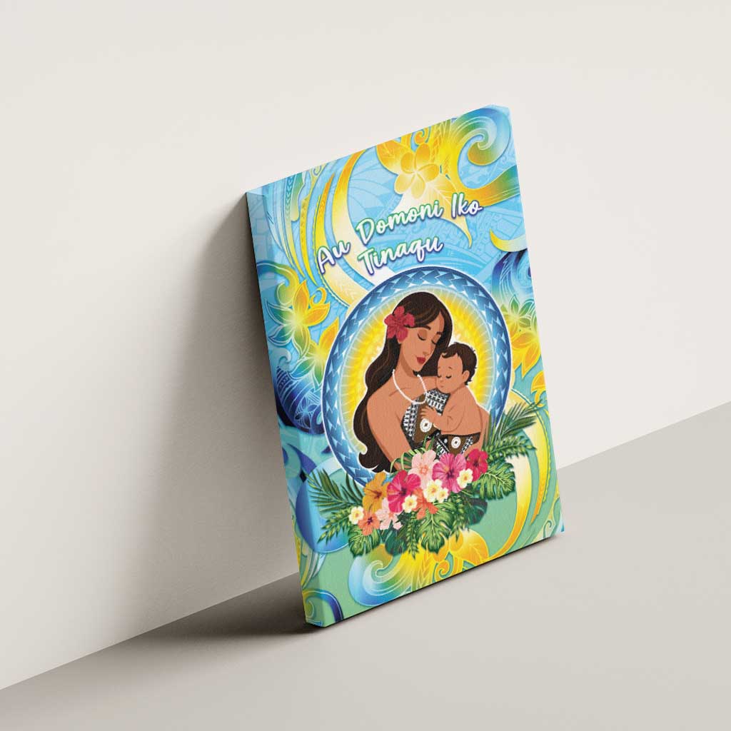 Fiji Mother's Day Canvas Wall Art I Love You Mom