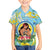 Personalised Fiji Mother's Day Family Matching Off Shoulder Short Dress and Hawaiian Shirt I Love You Mom
