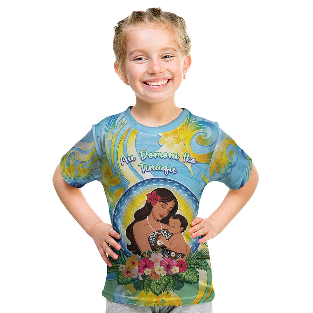 Personalised Fiji Mother's Day Kid T Shirt I Love You Mom