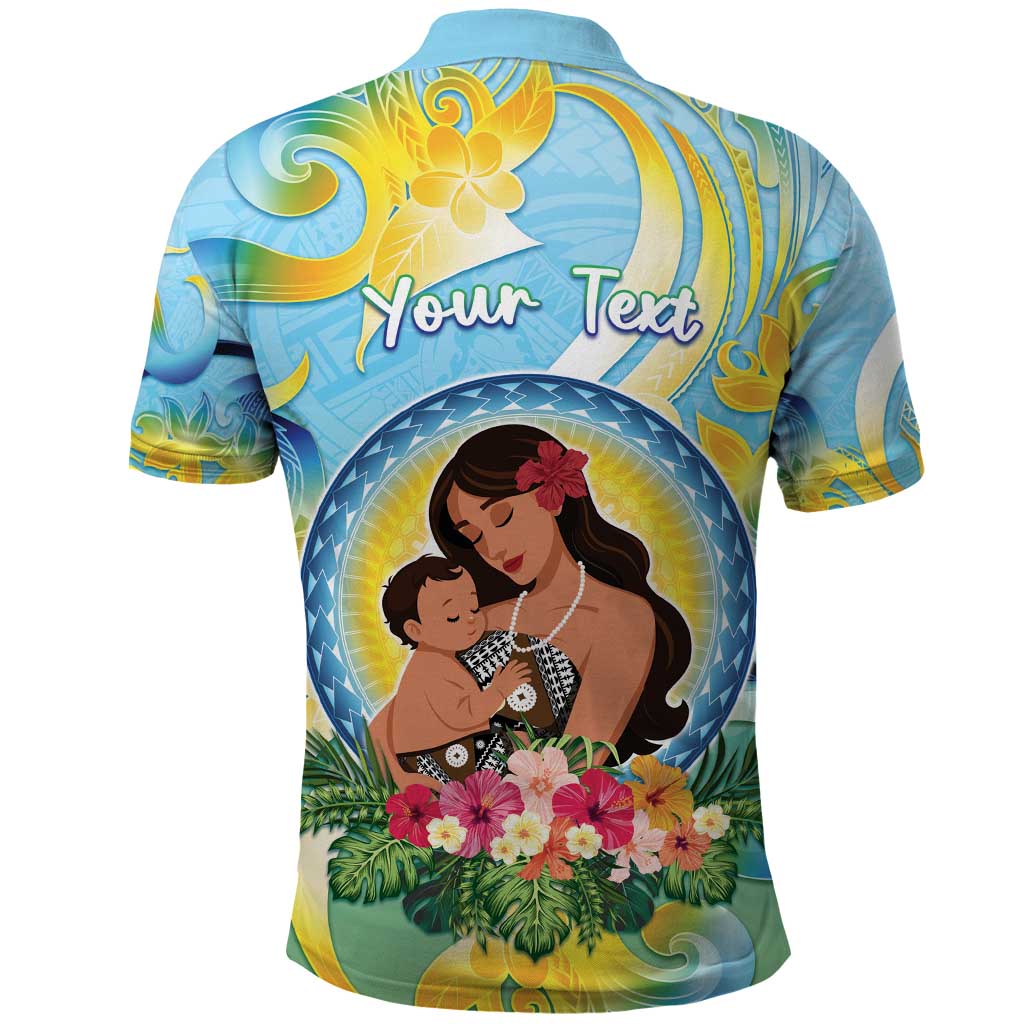 Personalised Fiji Mother's Day Polo Shirt I Love You Mom