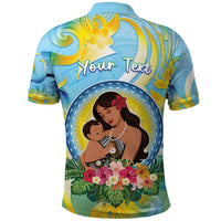 Personalised Fiji Mother's Day Polo Shirt I Love You Mom