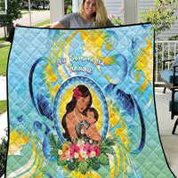 Fiji Mother's Day Quilt I Love You Mom