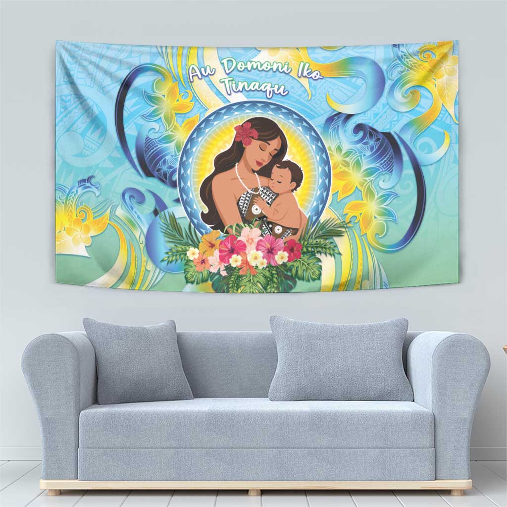 Fiji Mother's Day Tapestry I Love You Mom