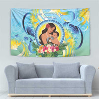 Fiji Mother's Day Tapestry I Love You Mom