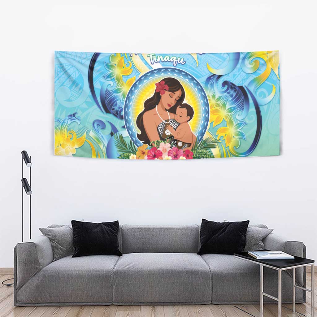 Fiji Mother's Day Tapestry I Love You Mom