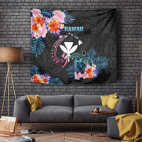 Hawaii Tapestry Kanaka Maoli With Fish Hook
