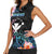 Personalised Hawaii Women Sleeveless Polo Shirt Kanaka Maoli With Fish Hook