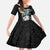 New Zealand Kiwi Bird Family Matching Off The Shoulder Long Sleeve Dress and Hawaiian Shirt Silver Fern Koru Paua Shell