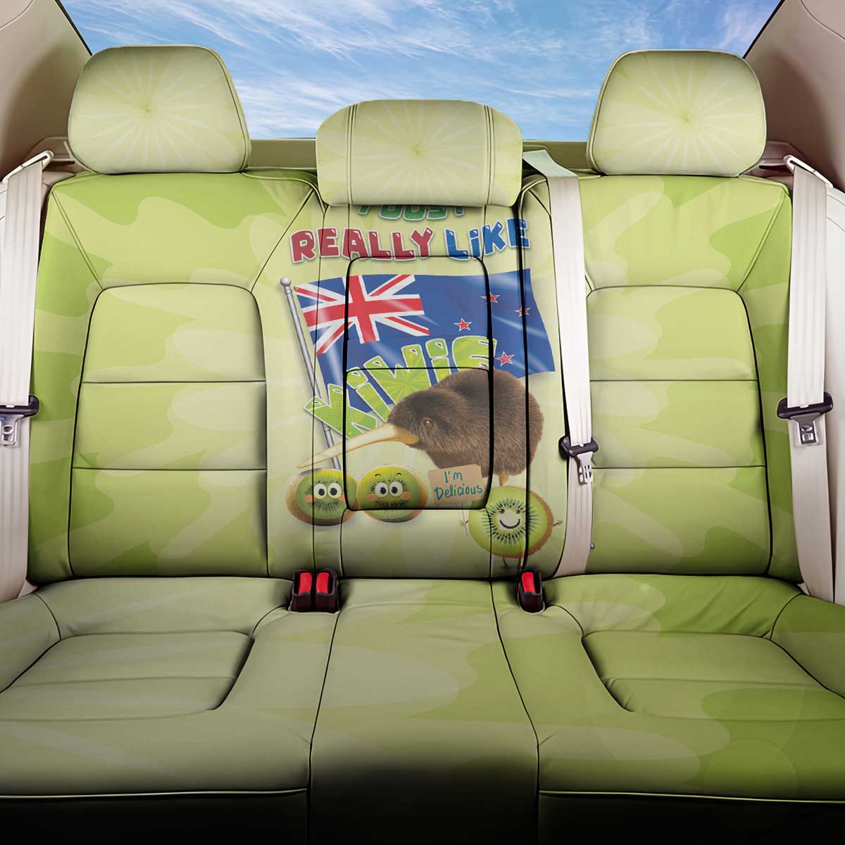 New Zealand Kiwi Back Car Seat Cover I Just Really Like Kiwis