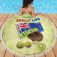 New Zealand Kiwi Beach Blanket I Just Really Like Kiwis