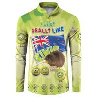New Zealand Kiwi Button Sweatshirt I Just Really Like Kiwis
