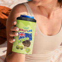 New Zealand Kiwi 4 in 1 Can Cooler Tumbler I Just Really Like Kiwis DT04 - Polynesian Pride