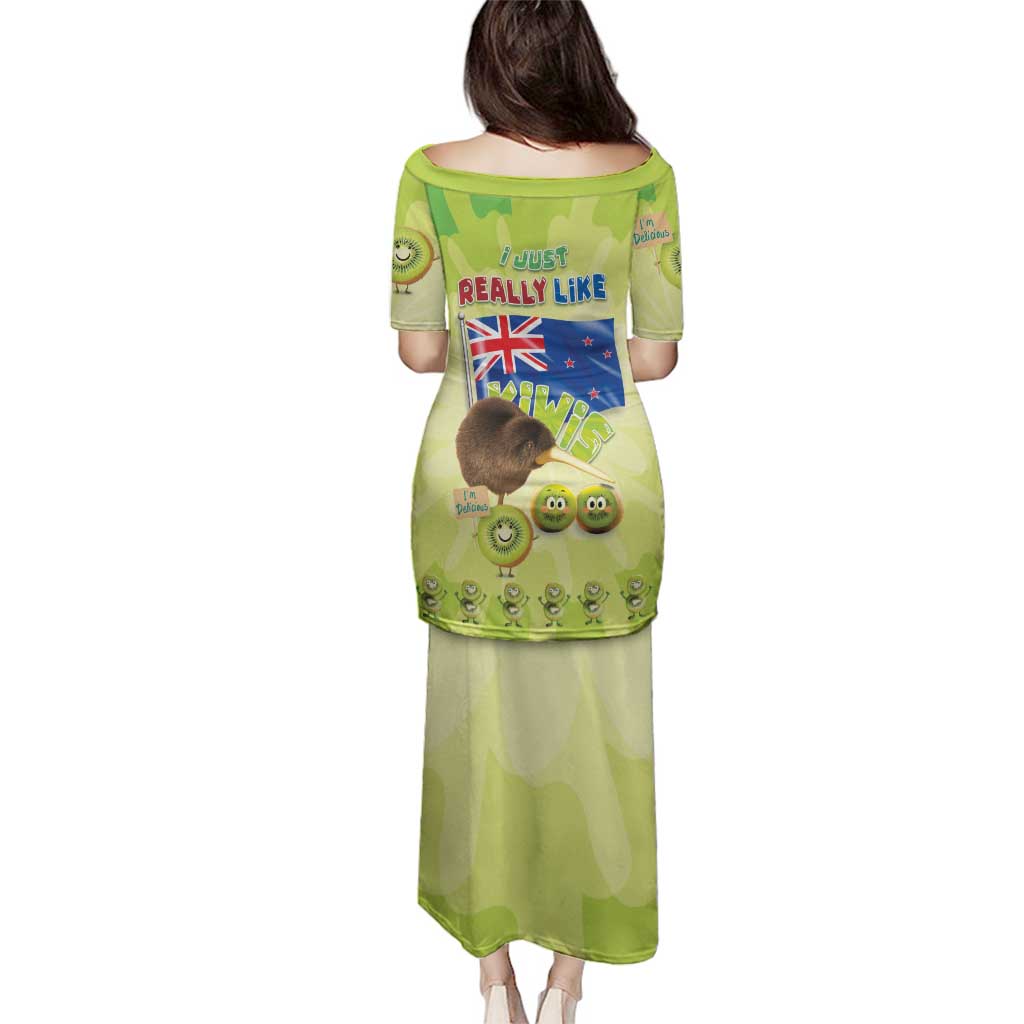 New Zealand Kiwi Family Matching Puletasi and Hawaiian Shirt I Just Really Like Kiwis DT04 - Polynesian Pride