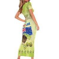New Zealand Kiwi Family Matching Short Sleeve Bodycon Dress and Hawaiian Shirt I Just Really Like Kiwis DT04 - Polynesian Pride
