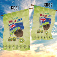 New Zealand Kiwi Garden Flag I Just Really Like Kiwis