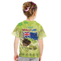 New Zealand Kiwi Kid T Shirt I Just Really Like Kiwis DT04 - Polynesian Pride