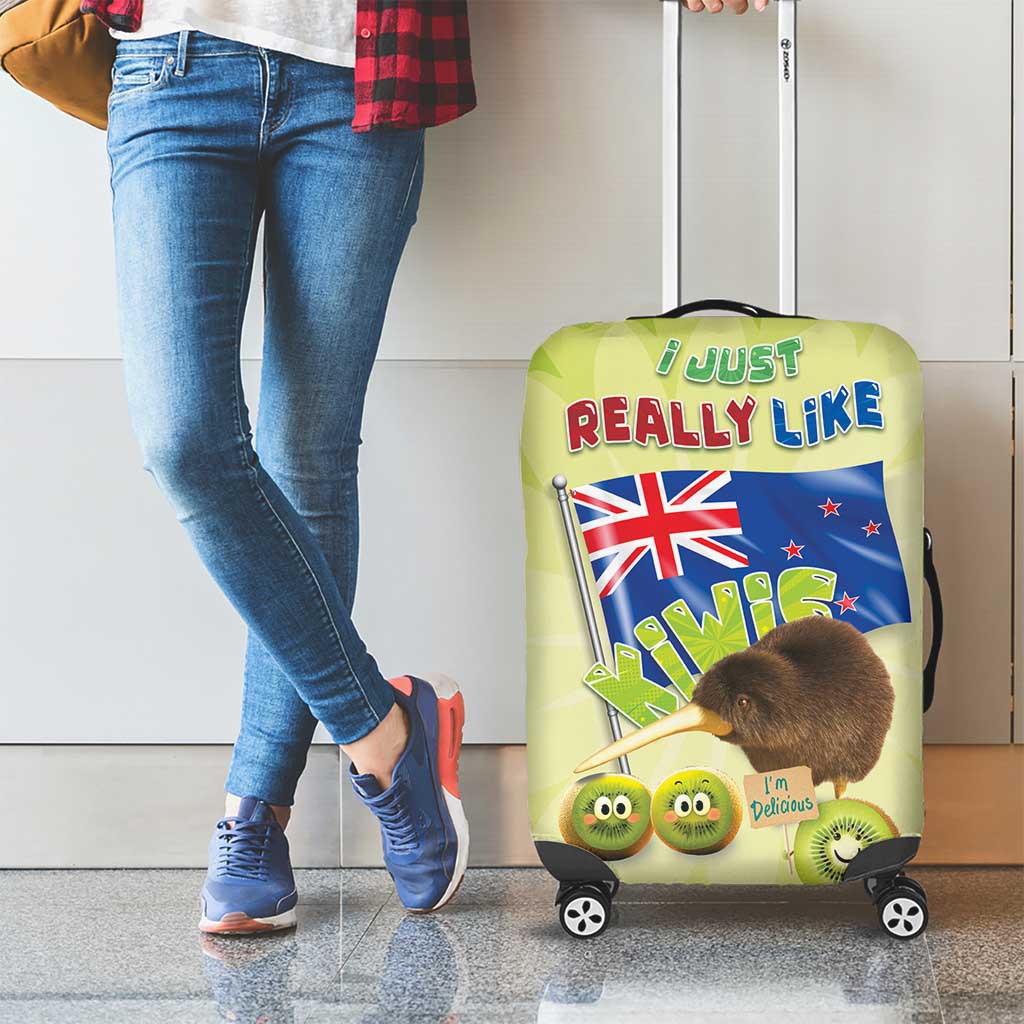 New Zealand Kiwi Luggage Cover I Just Really Like Kiwis