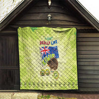 New Zealand Kiwi Quilt I Just Really Like Kiwis DT04 - Polynesian Pride