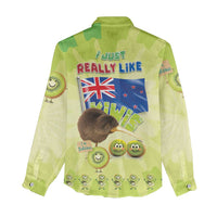 New Zealand Kiwi Women Casual Shirt I Just Really Like Kiwis DT04 - Polynesian Pride