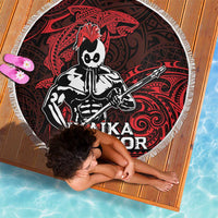 Hawaii Ikaika Warrior Beach Blanket Hawaiian Tribal Tattoo DT04 - Polynesian Pride