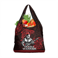 Hawaii Ikaika Warrior Grocery Bag Hawaiian Tribal Tattoo DT04 1-pack One Size Red - Polynesian Pride