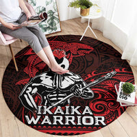 Hawaii Ikaika Warrior Round Carpet Hawaiian Tribal Tattoo DT04 - Polynesian Pride