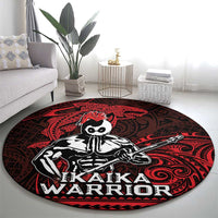 Hawaii Ikaika Warrior Round Carpet Hawaiian Tribal Tattoo DT04 - Polynesian Pride