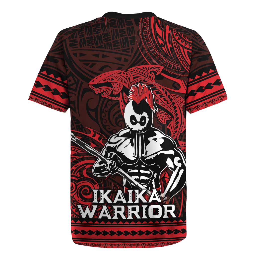 Hawaii Ikaika Warrior Rugby Jersey Hawaiian Tribal Tattoo DT04 - Polynesian Pride