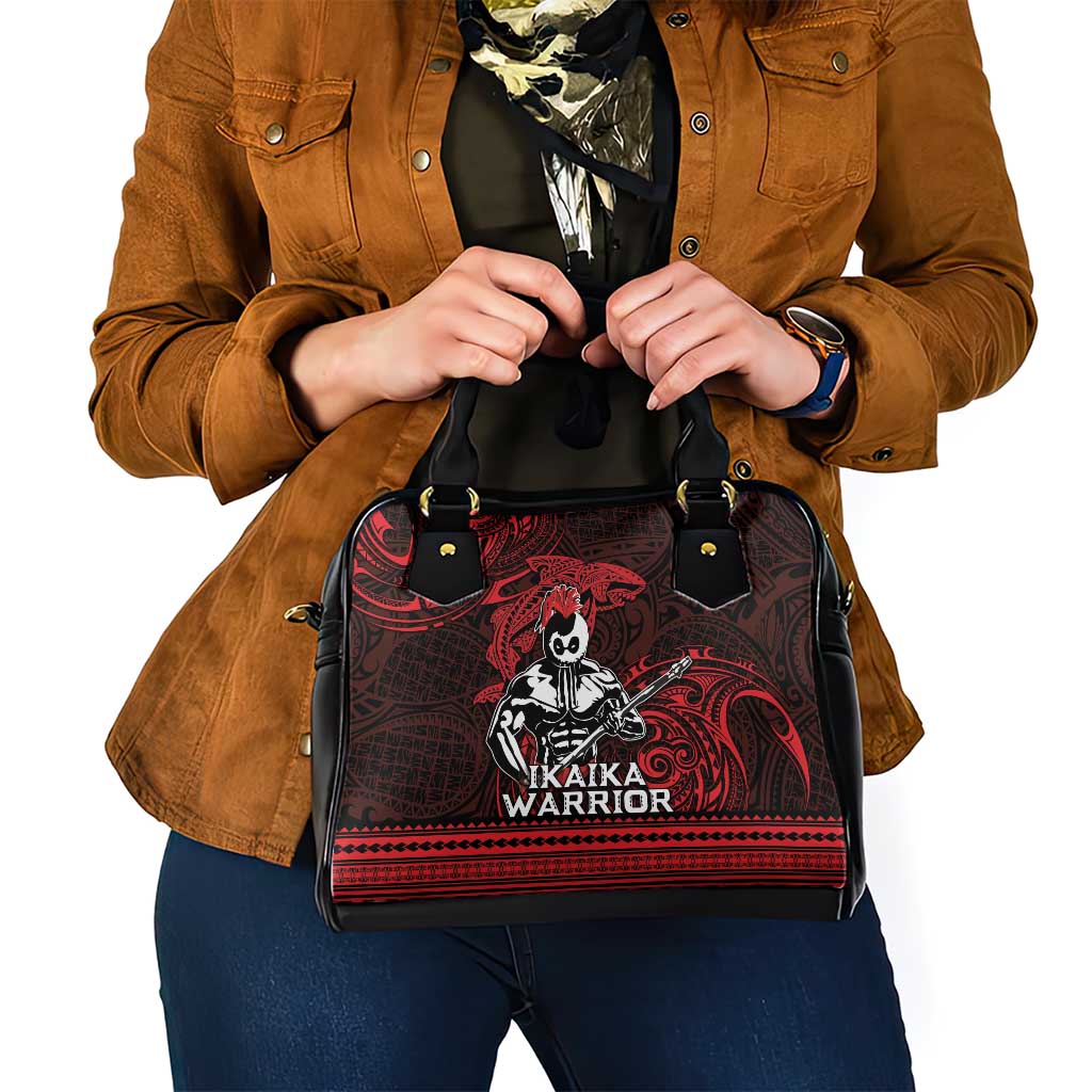 Hawaii Ikaika Warrior Shoulder Handbag Hawaiian Tribal Tattoo DT04 - Polynesian Pride