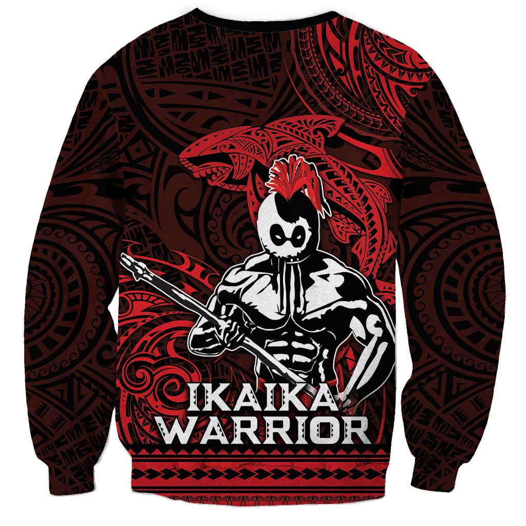Hawaii Ikaika Warrior Sweatshirt Hawaiian Tribal Tattoo DT04 - Polynesian Pride
