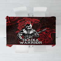 Hawaii Ikaika Warrior Tablecloth Hawaiian Tribal Tattoo DT04 Red - Polynesian Pride