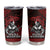 Hawaii Ikaika Warrior Tumbler Cup Hawaiian Tribal Tattoo