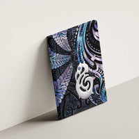 New Zealand Aotearoa Canvas Wall Art Maori Hei Manaia Purple Paua Shell