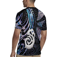 New Zealand Aotearoa Rugby Jersey Maori Hei Manaia Purple Paua Shell