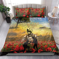 New Zealand ANZAC Day Bedding Set The Ode Remembrance And Poppy