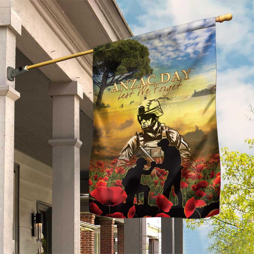 New Zealand ANZAC Day Garden Flag The Ode Remembrance And Poppy
