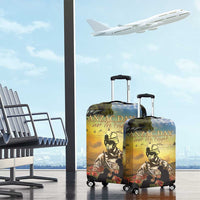 New Zealand ANZAC Day Luggage Cover The Ode Remembrance And Poppy