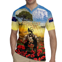 New Zealand ANZAC Day Rugby Jersey The Ode Remembrance And Poppy DT04 - Polynesian Pride