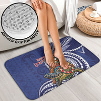 Samoa Christmas Bathroom Set Santa Riding Sea Turtle DT05 - Polynesian Pride