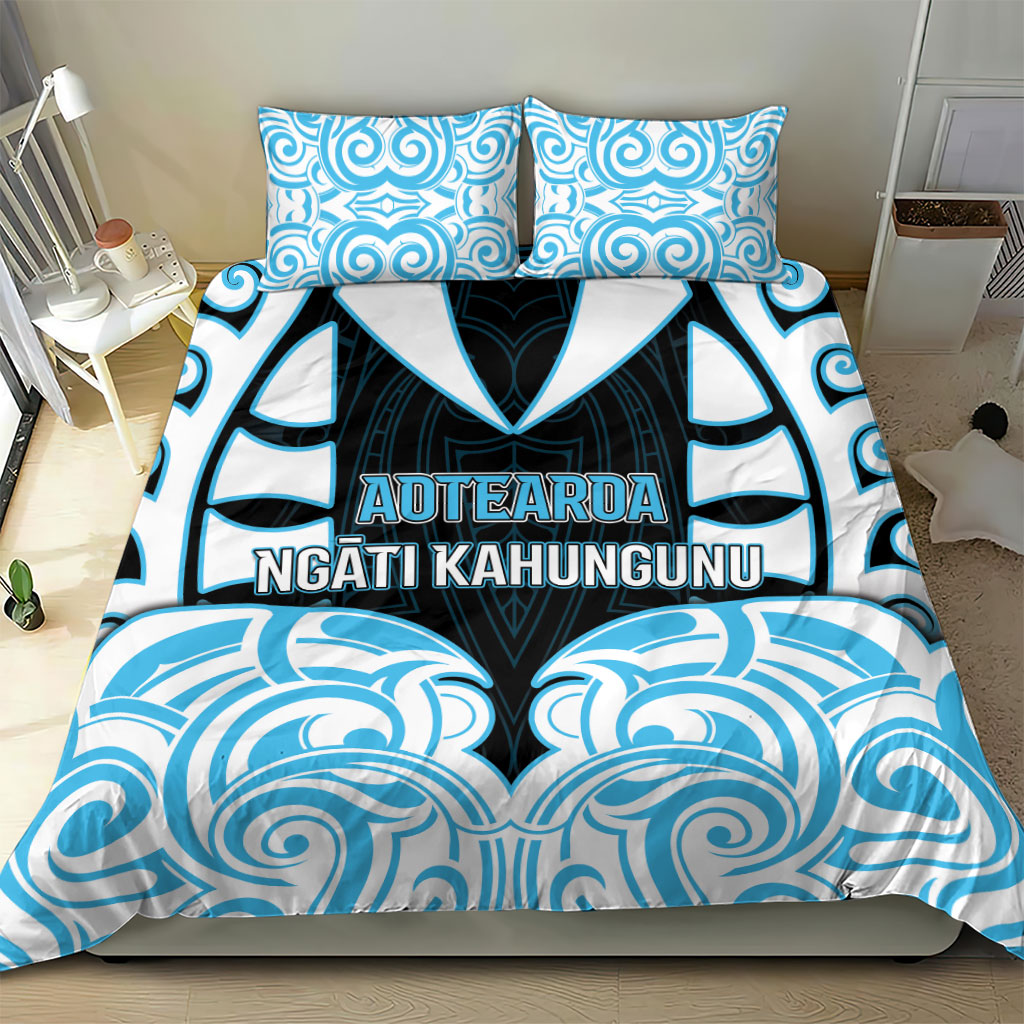 Aotearoa Ngati Kahungunu Bedding Set New Zealand Traditional Maori Pattern