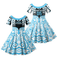Custom Aotearoa Ngati Kahungunu Family Matching Puletasi and Hawaiian Shirt New Zealand Traditional Maori Pattern